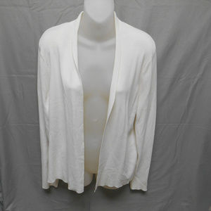 Madison Studio cream open front cardigan sweater